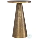 W23024 Antique Brass Accent Table
