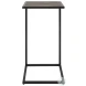 W-23028 Gray And Antique Black Shagreen Top Accent Table