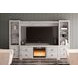 Willowton Whitewash and Brown 63" TV Stand with Electric Fireplace