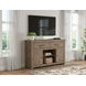 Garistyn Natural Rustic 62" LG TV Stand with Fireplace Option