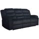 Willow Black 86" Sofa with Dual Recliner