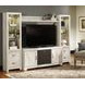 Bellaby Whitewash 63" TV Stand with Electric Fireplace