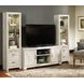 Bellaby Whitewash 63" TV Stand with Electric Fireplace