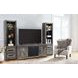 Wynnlow Gray 63" TV Stand with Electric Fireplace and 2 Doors
