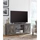 Wynnlow Gray 63" TV Stand with Electric Fireplace and 2 Doors
