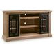 Wittenmyer Rich Light Brown and Matte Black XL TV Stand with Fireplace Option