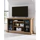 Wittenmyer Rich Light Brown and Matte Black XL TV Stand with Fireplace Option
