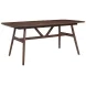 Miller Warm Walnut Spacious Rectangular Dining Table