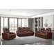 Chester Brown 74" Reclining Console Loveseat with USB Charging