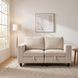 Walterboro Beige 64" Loveseat with Storage