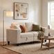 Walterboro Beige 64" Loveseat with Storage