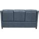 Warrendale Shoreham Blue Leather Power Reclining Living Room Set with Nailhead Trim and USB Charging
