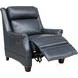 Warrendale Shoreham Blue Leather Power Reclining Living Room Set with Nailhead Trim and USB Charging