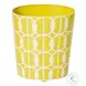 Wbsunshine Yellow And Cream Wastbasket