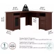 Cabot Harvest Cherry 60" L-Desk