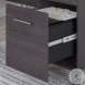 Somerset Storm Gray 72" L Shaped Desk With Storage