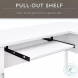 Somerset White 72" L Shaped Desk With Storage