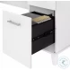 Somerset White 72" L Shaped Desk With Storage