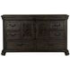 Bellamy Peppercorn 8 Drawer Dresser with Arched Mirror