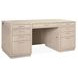 Marlowe Polished Limestone Leather Executive Home Office Set