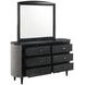 Skyline Onyx Rectangular Dresser Mirror
