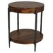 Bengal Hickory Brown Round Side Table