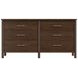 Verge Handcrafted Walnut Woven Panel Bedroom Set