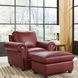 Westfield Cherry Leather Ottoman