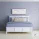 Westlake White King Panel Storage Bed