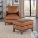 Weston Highland Saddle Leather Upholstered Accent Chair