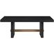 Aubrey Black Rectangular Coffee Table