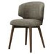 1366 Brown Upholstered Dining Chair Set of 2