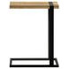 2883 Brown and Black Rectangular Accent Table