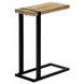2883 Brown and Black Rectangular Accent Table