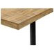 2883 Brown and Black Rectangular Accent Table