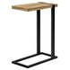 2883 Brown and Black Rectangular Accent Table