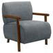 8341 Light Blue Upholstered Accent Chair