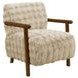 8343 Light Brown Upholstered Accent Chair
