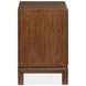 Ridgefield Russet 1 Drawer Open Nightstand with USB Charging