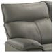 Murray Gray Leather 88" Reclining Sofa