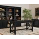 Willow Lane Ebony Black 60" Writing Desk with USB Charging