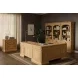 Winchester Natural Oak L-Shaped Home Office Set