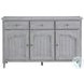 Norellan Light Gray 3 Door Credenza