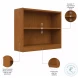 Universal Natural Cherry Small 2 Shelf Bookcase