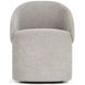 Tempo Beige Performance Fabric Barrel Arm Chair