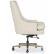 Paula Beige Leather Swivel Tilt Executive Chair