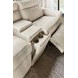 Vann White Leather 6 Piece Modular Power Reclining Sectional with Power Headrest