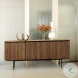 Dabne Natural Wood Wash And Black Sideboard