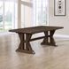 Auburn Brown 126" Extendable Rectangular Dining Table