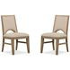 Tristan Brown Upholstered Side Chair Set of 2